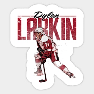 Dylan Larkin Detroit Retro Sticker